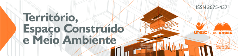 Revista Território, Espaço Construído e Meio Ambiente